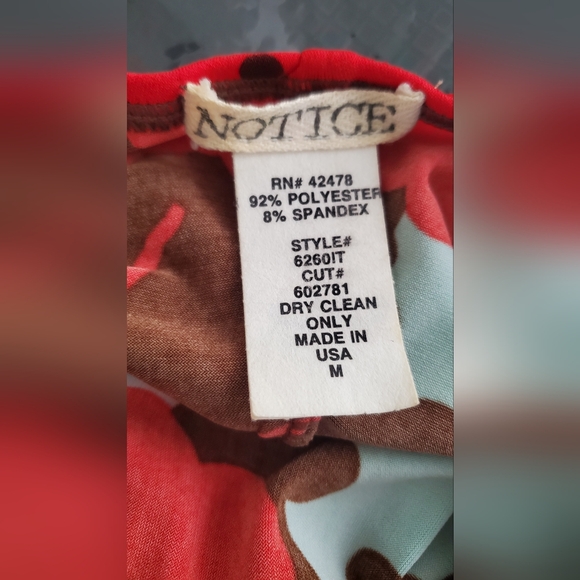 NOTICE - size M - Floral Halter - colorfull aummer dress - Picture 3 of 9